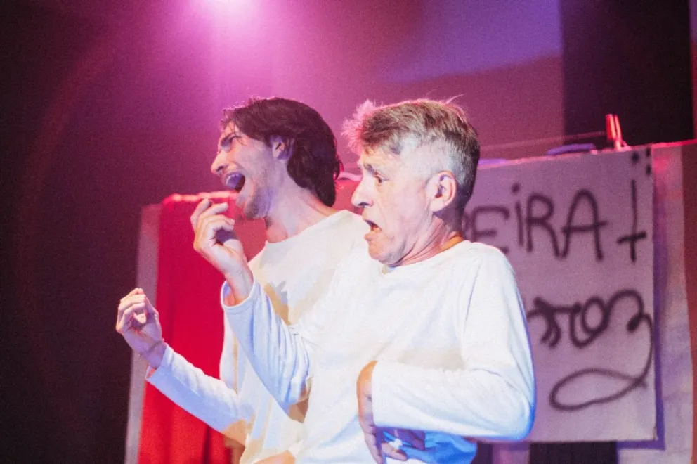 Una puesta particular (fotos de Valentina Abad cedidas por Rubén Fernández).