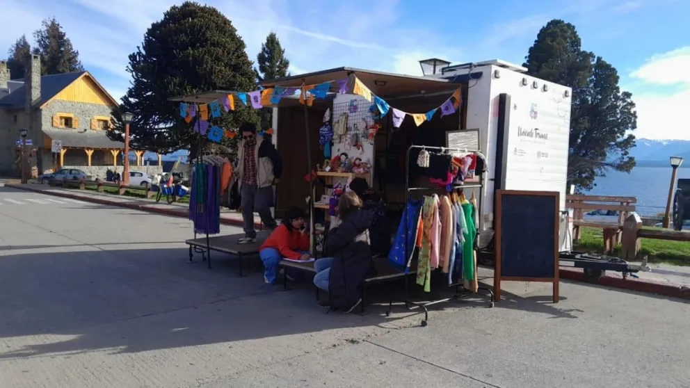 ¿Food truck? ¡No! ¡Textil truck! (foto gentileza). 
