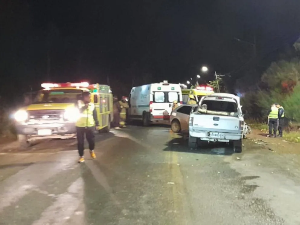 Desde el Hospital Zonal confirmaron el arribo de dos ambulancias que asistieron a las personas lesionadas. Foto: Eugenia Neme/Gentileza
