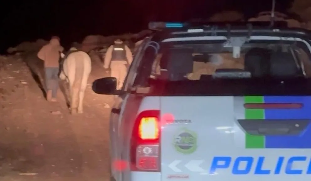 El operativo se concretó en la zona de Chacay Huarruca, a más de 120 kilómetros del lugar del robo. Foto: gentileza