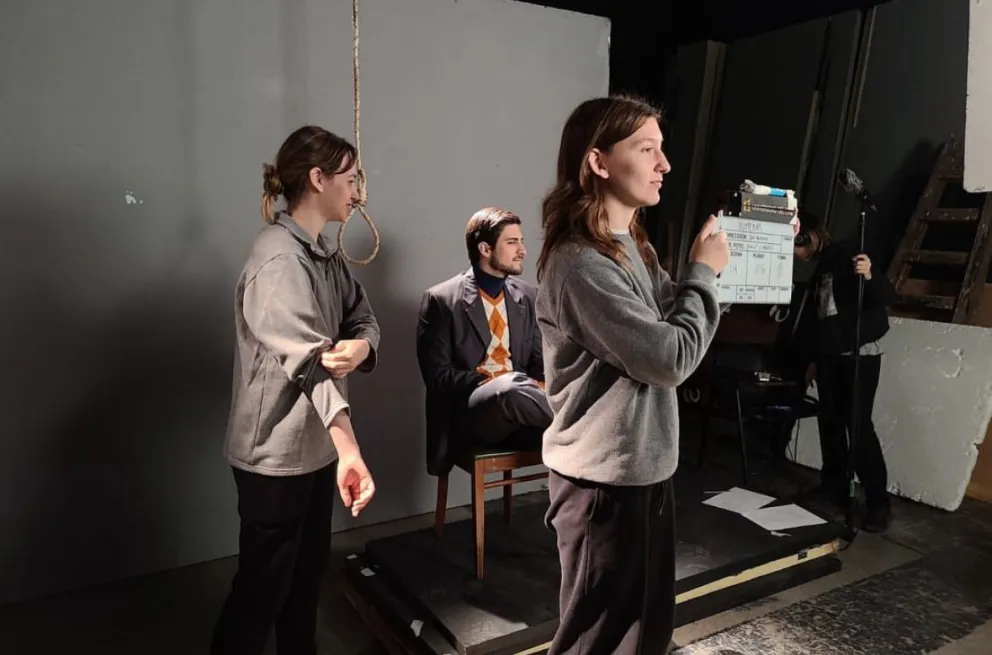 Un cortometraje que causa expectativa (fotos gentileza). 