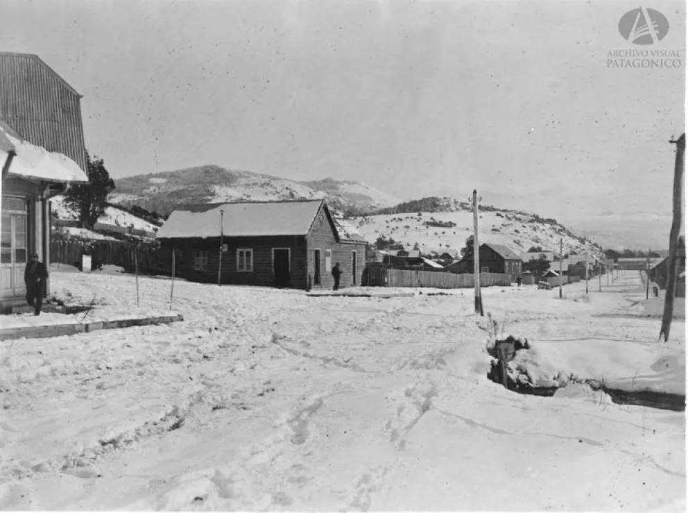 Mitre y Frey alrededor de 1910. Colección Capraro en Archivo Visual Patagónico.