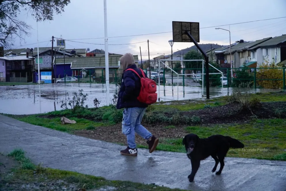 El frío va a llegando a la ciudad / Foto Facu Pardo 