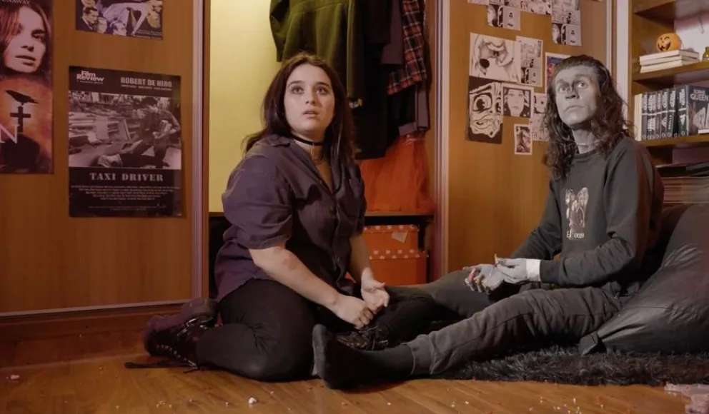 Marianela y el cadáver, una película que propone terror, pero sin olvidar la comedia (fotos gentileza).