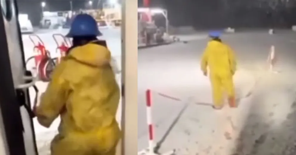 La creatividad bajo la nieve.