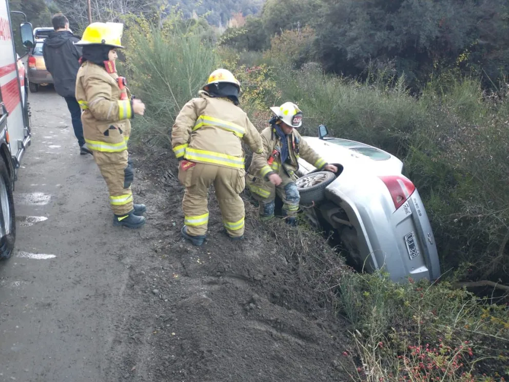 Así quedó el vehículo accidentado.