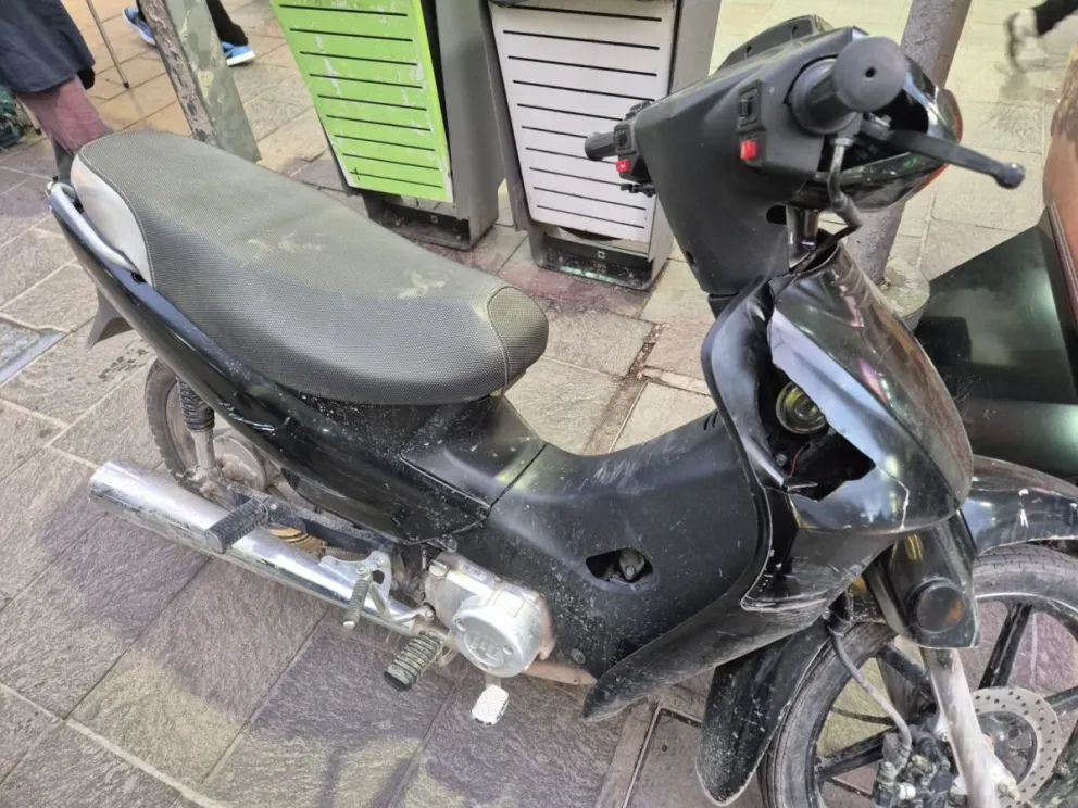 Este fue el rodado recuperado. 