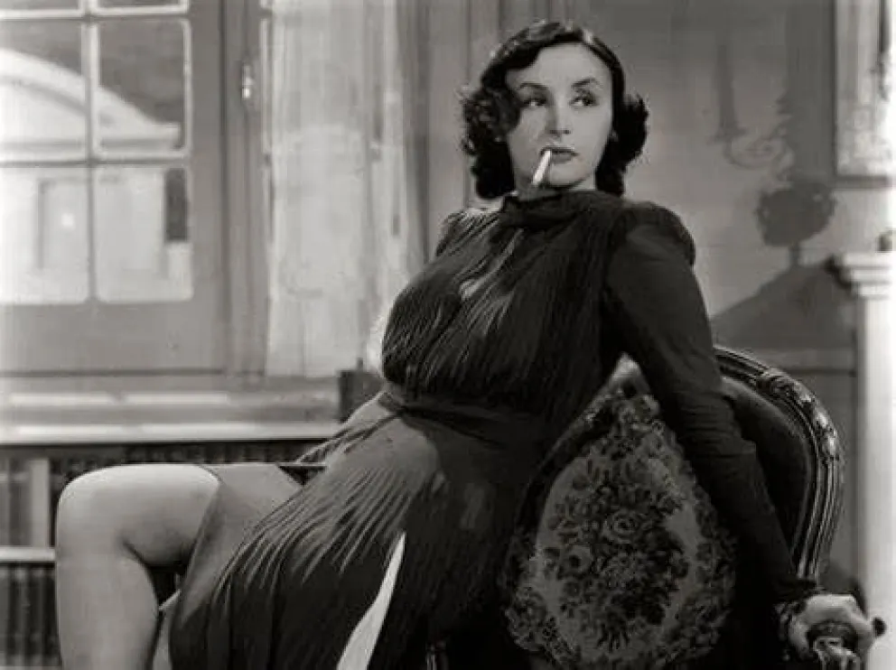 Tita Merello en "Ceniza al viento" (1942).