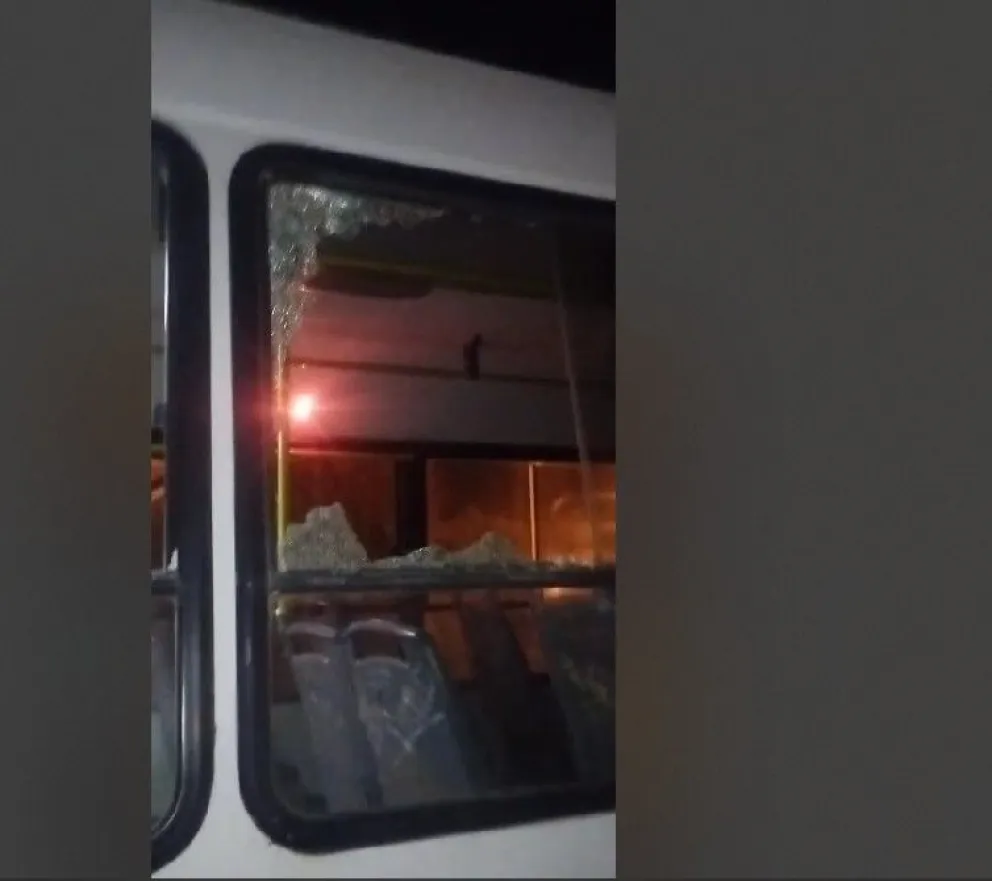 El conductor de la línea 61, se encontraba en uno de los recesos habituales en cercanías al barrio. Foto: gentileza