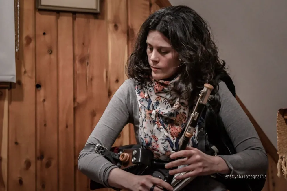 Guardiana de la música tradicional irlandesa (fotos de Natalia Ibáñez cedidas por Pamela Schweblin).