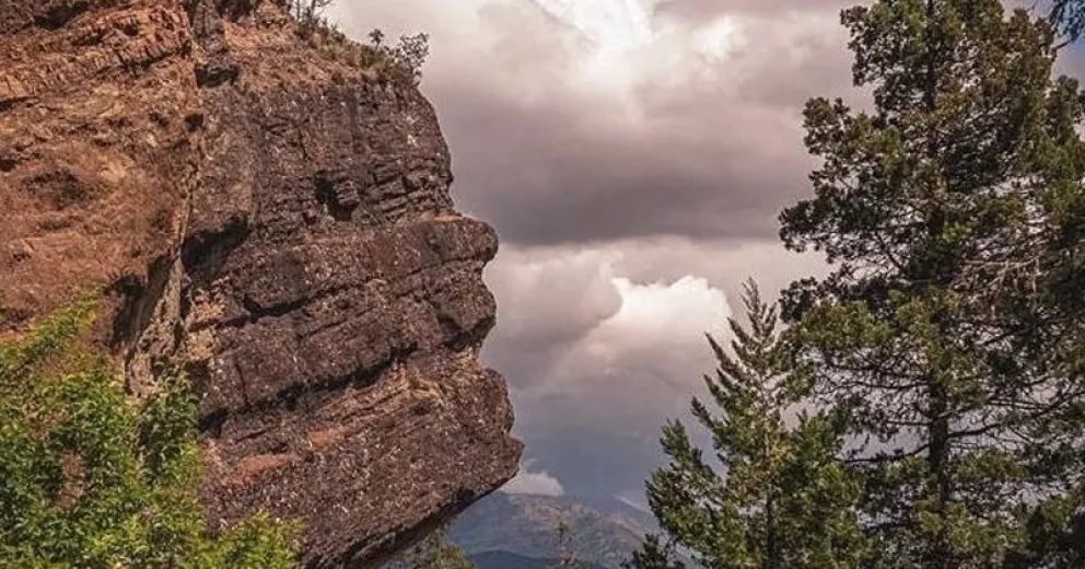 La singular formación que le da el nombre. Foto: archivo
