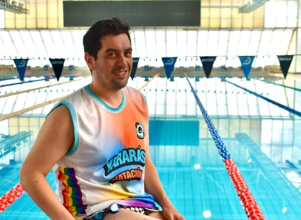 Juan Ignacio Ehlers representará a Argentina en el mundial de natación IGLA+2025, en Washington (Fotos gentileza).