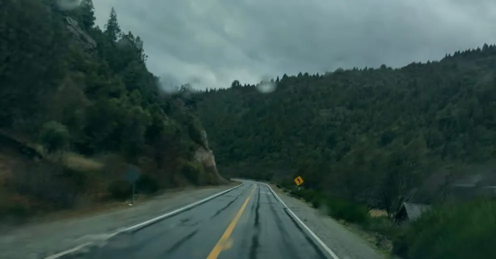 Lluvias en zonas altas de la Ruta 40 (foto: Vialidad Nacional) 