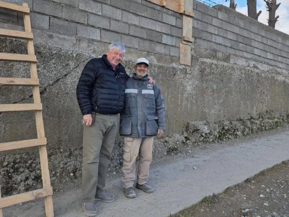 El viernes pasado, Cortes visitó el lugar para confirmar los avances de obra 
