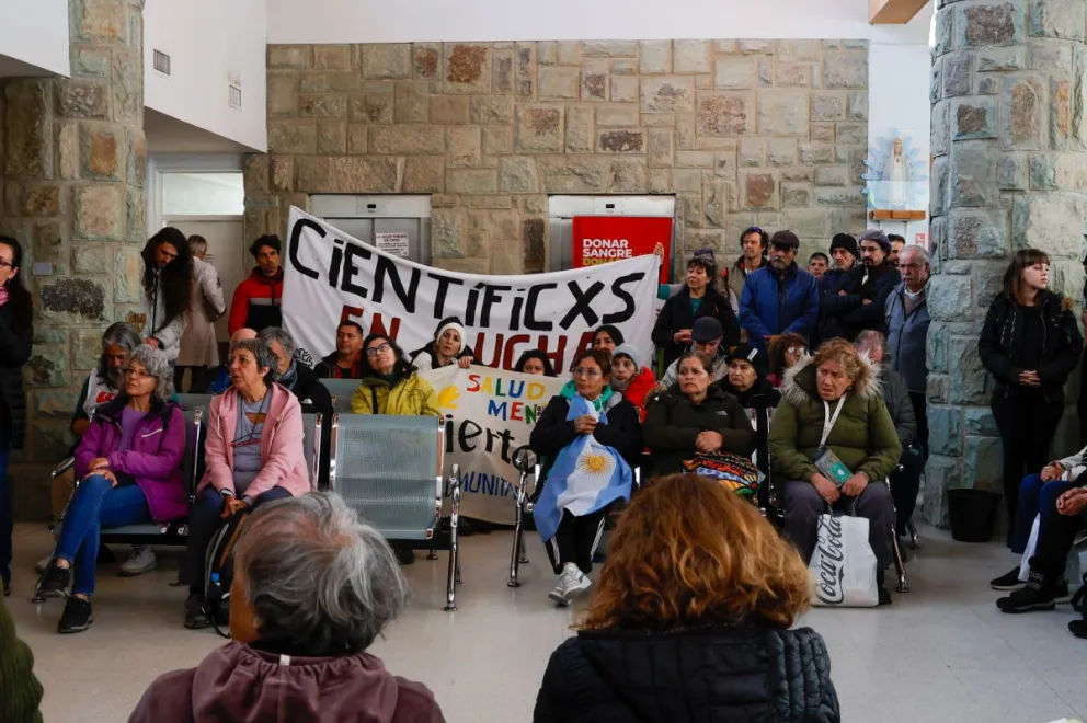 La asamblea de esta mañana. Fotos Eugenia Neme.