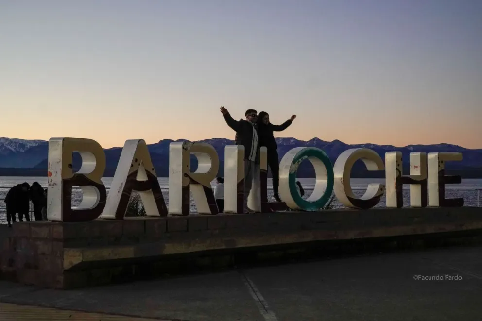 El frío da un descanso en Bariloche.