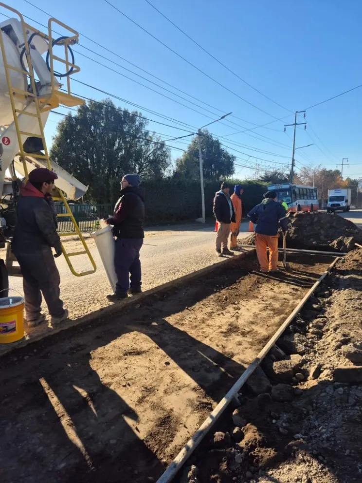 Desde la Delegación Cerro Otto se reafirma el compromiso de seguir trabajando en el mantenimiento y mejora de la infraestructura urbana. Foto: gentileza
