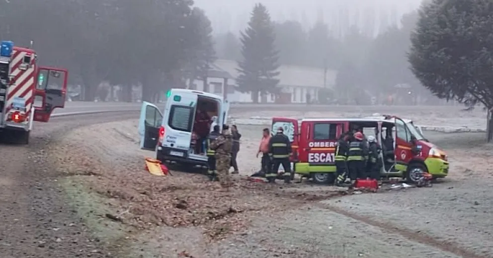 El hielo les jugó una mala pasada.