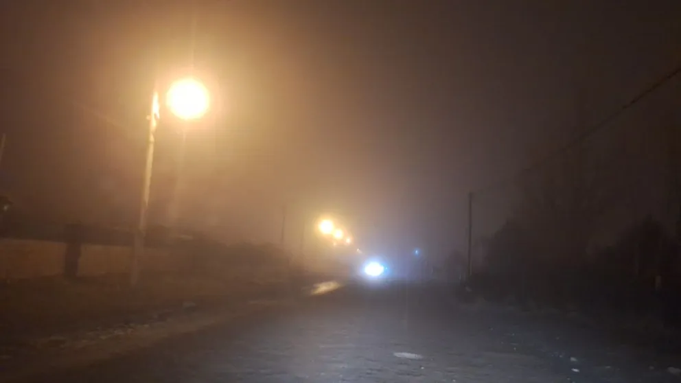 La ciudad nuevamente amaneció cubierta de nubes.