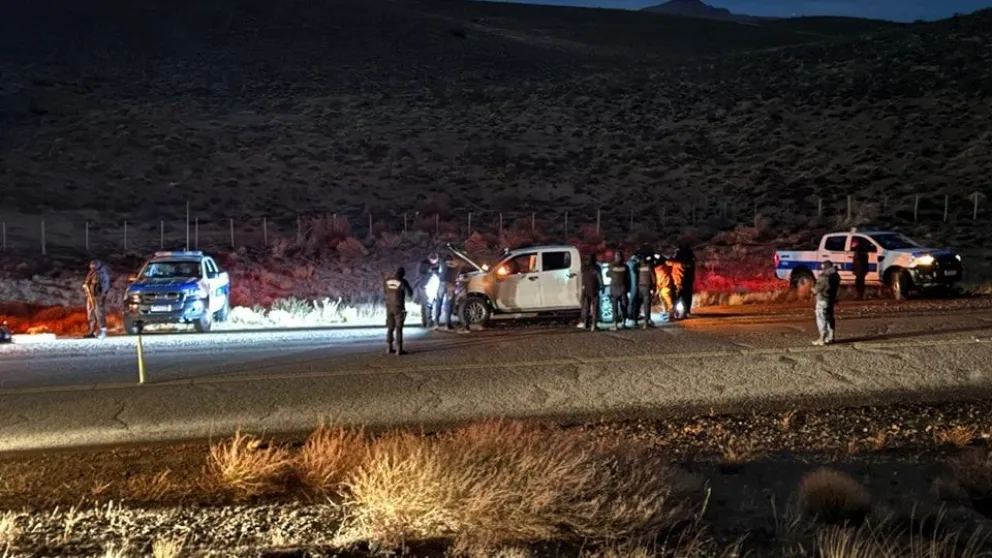 En control de ruta, atraparon a cinco delincuentes con droga y armas 