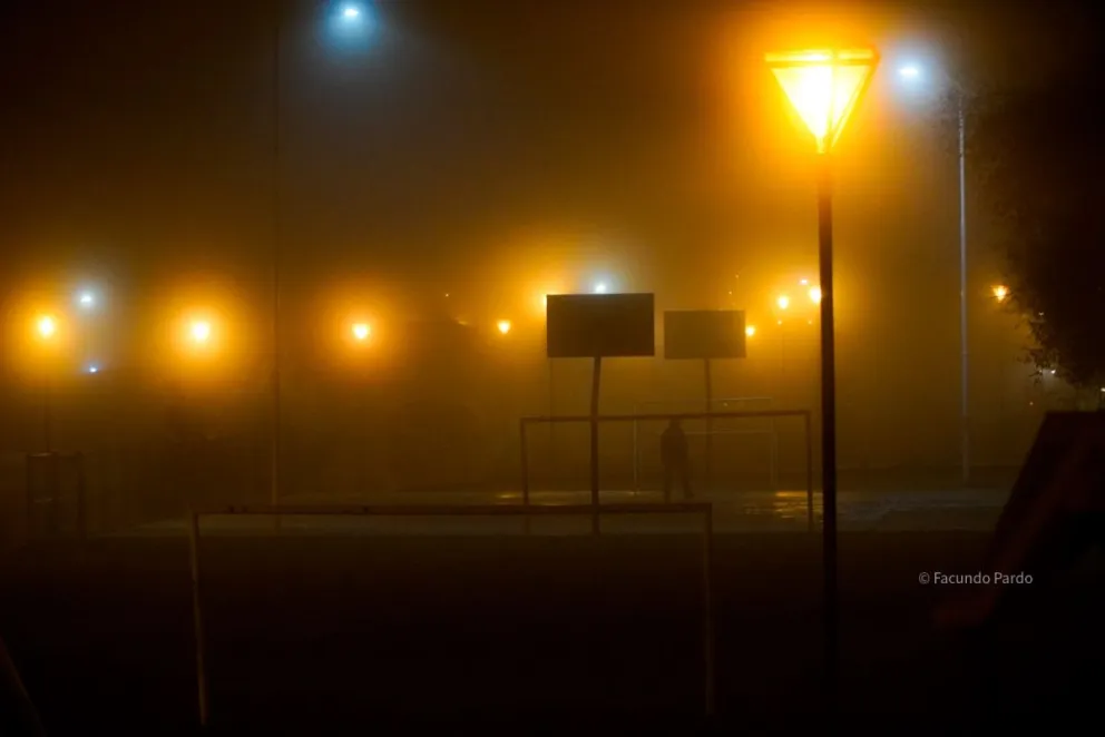 Un paisaje diferente, sin montañas ni el Nahuel Huapi. Foto y video de Facundo Pardo.