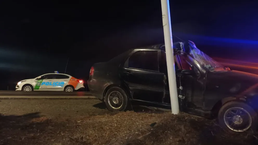 Debido a la presencia de hielo negro y neblina.