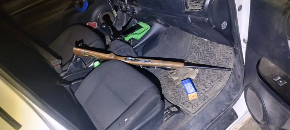 El arma de fuego fue secuestrada.