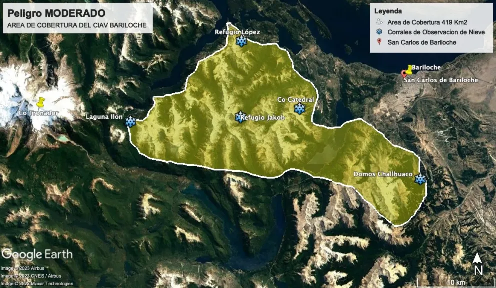 El hielo y los fuertes vientos son factores determinantes por estos días.