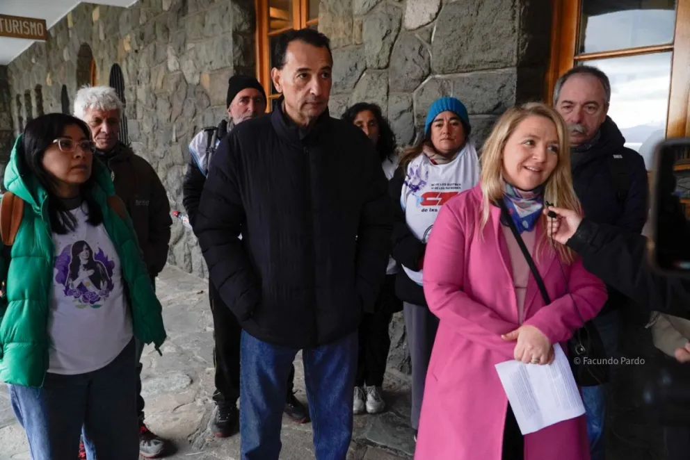 El arco peronista llama a movilizarse (foto: Facundo Pardo) 