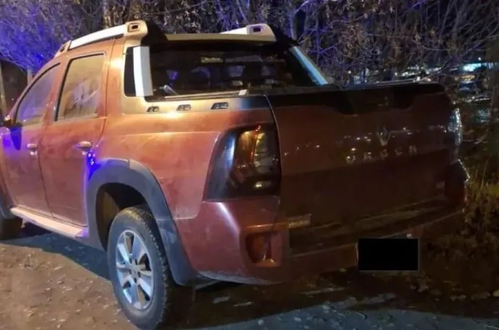 El vehículo que había sido sustraído.