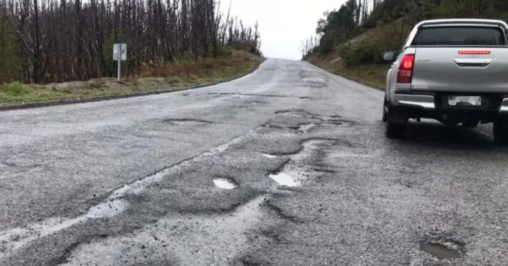 El estado de la ruta es un reclamo constante tanto de chilenos como de argentinos. Foto: archivo