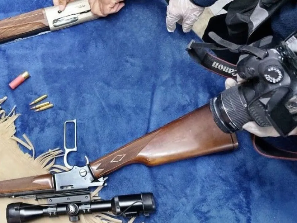 En el allanamiento, encontraron una “innumerable cantidad de armas y municiones". Foto: gentileza