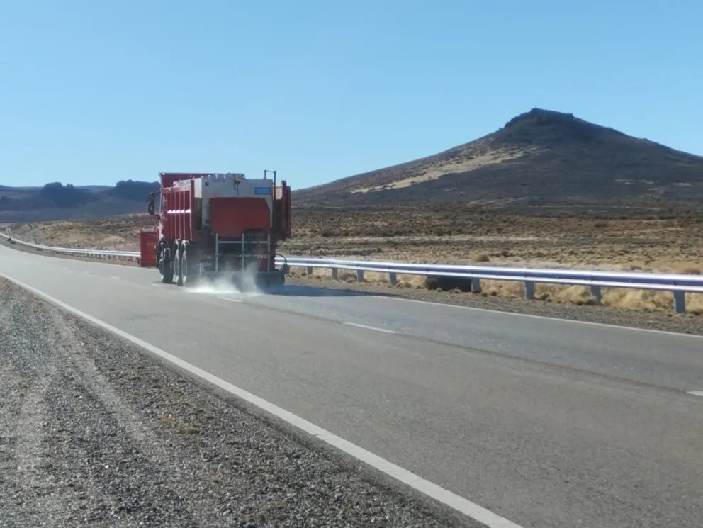El trabajo en plena zona sur. 
