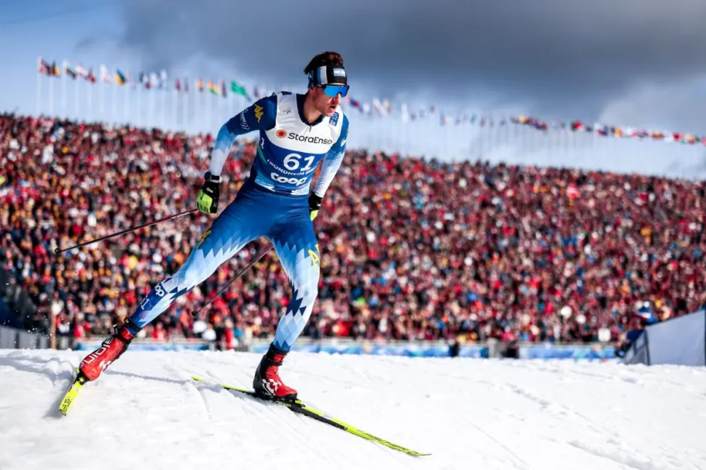 Gran actuación en el Mundial de Esquí de Fondo en Noruega (Fotos gentileza).