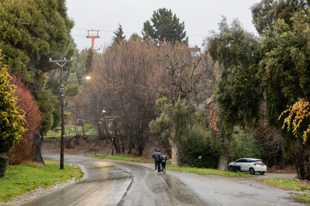 Sorpresa primaveral, precipitaciones níveas recuerdan que en Bariloche, la nieve siempre puede llegar.