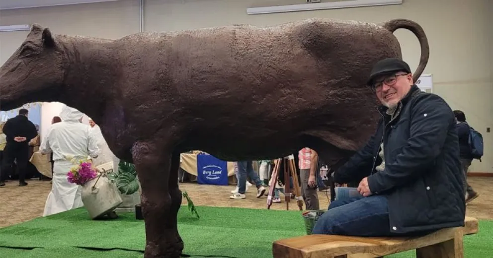 El artista y su obra.