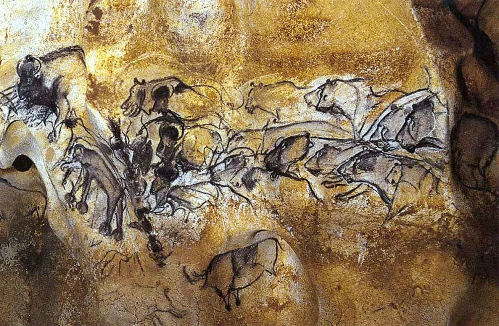 Paredes dibujadas hace miles de años.