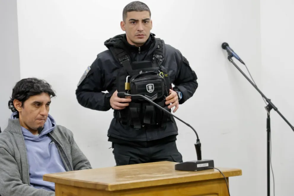 El acusado aceptó su internación dispuesta por resolución judicial. Foto Eugenia Neme.