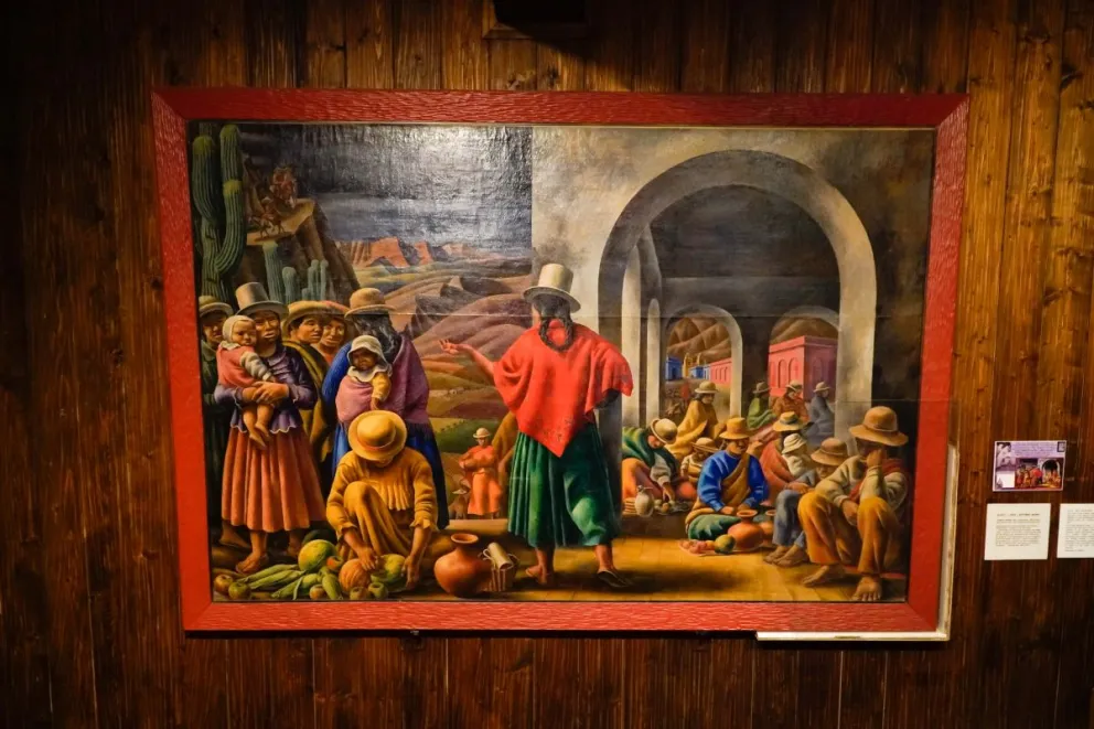 "Jujuy", el cuadro de Berni, es la estrella del museo (fotos: Facundo Pardo).