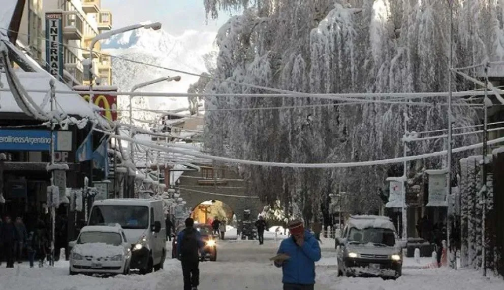 La Mitre el día más frío de la historia. Archivo El Cordillerano.