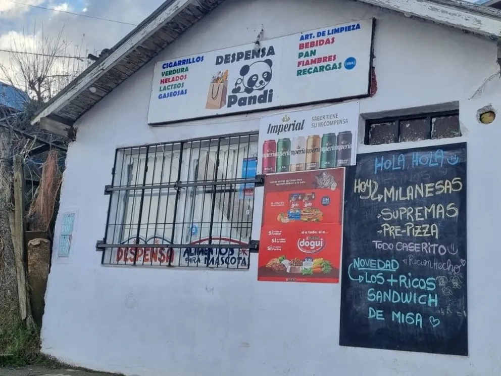 Despensa damnificada. Denuncian que son numerosos los negocios estafados. Foto: gentileza