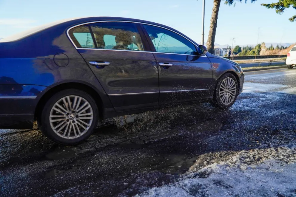 Desde la comuna piden precaución a conductores y peatónes (fotos: Facundo Pardo) 