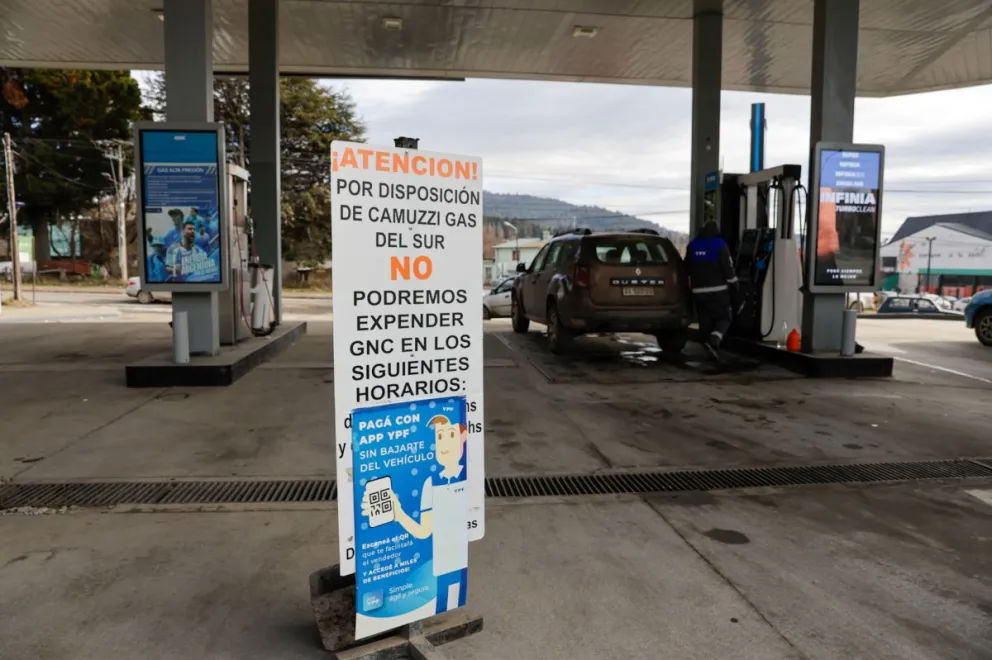 Hasta nuevo aviso no se expende gas. Fotos Eugenia Neme.