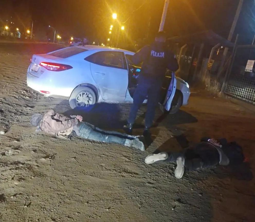 Chocó un patrullero, se fugó y dio positivo en el test de alcoholemia.