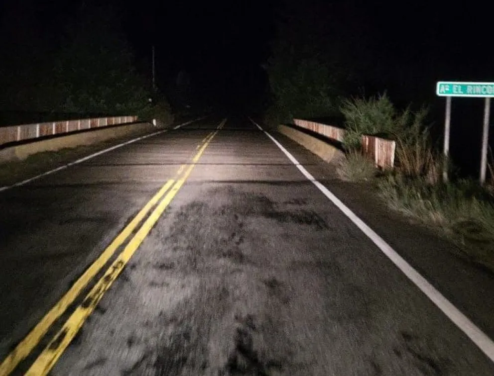 Neblinas matinales en sectores altos del tramo Bariloche - El Bolsón (foto: Vialidad Nacional) 