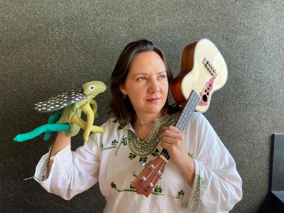 Una artista que sobre el escenario combina la creación artística mexicana y la argentina (imágenes gentileza).