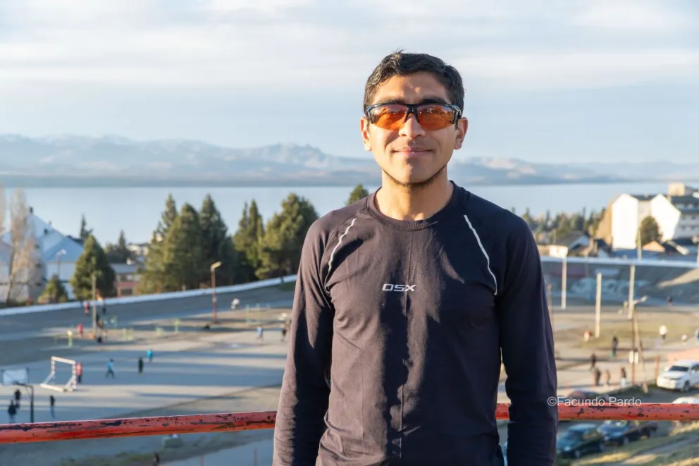 Javier Mariqueo se prepara para un nuevo desafío (Fotos Facundo Pardo)