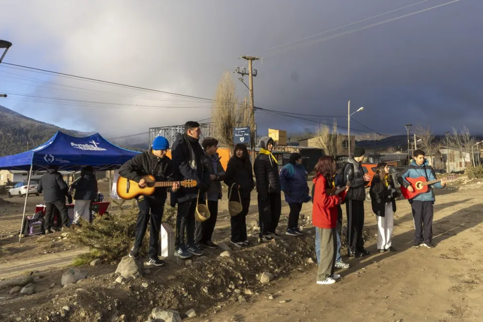 Se quedan hasta el domingo en la ciudad. Fotos de Eugenia Neme.