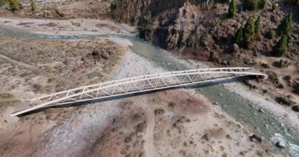 Se construirá 800 metros aguas arriba del antiguo puente que fue arrasado por una gran crecida.