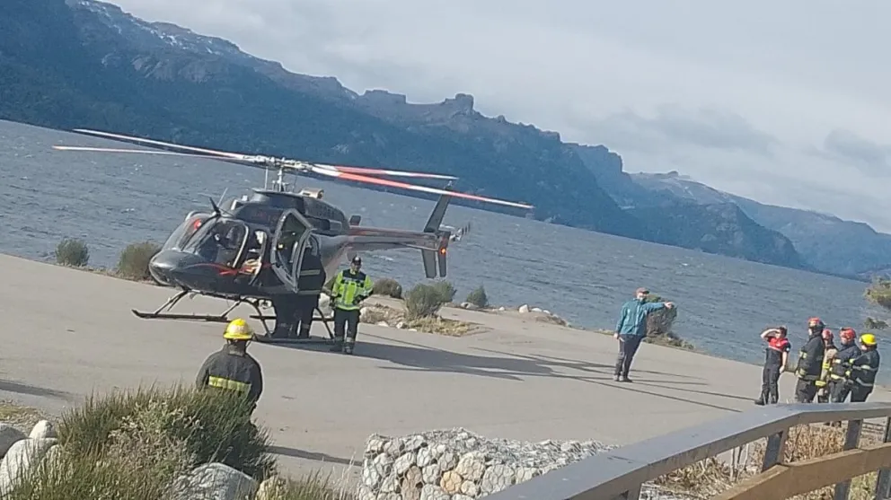 Algunos de los pasajeros dados de alta, fueron alojados en el hospital de San Martín de los Andes. Foto: archivo